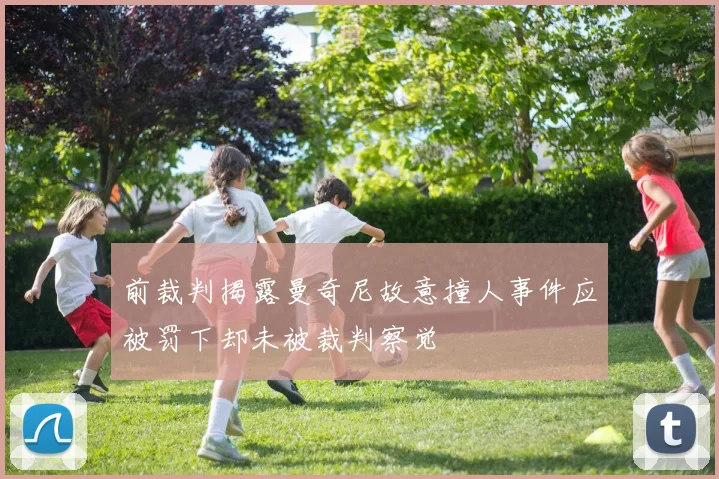 前裁判揭露曼奇尼故意撞人事件应被罚下却未被裁判察觉